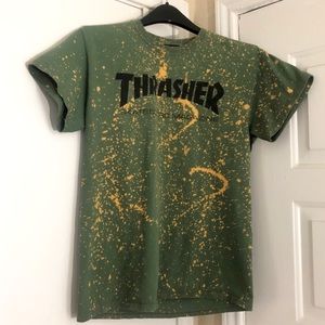 army green bleached shirt